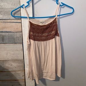 dressy tan tank top